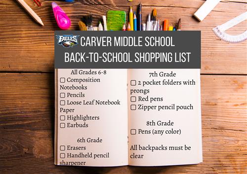 School Supply List